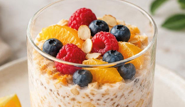 Valencia Orange Immunity Overnight Oats Recipe