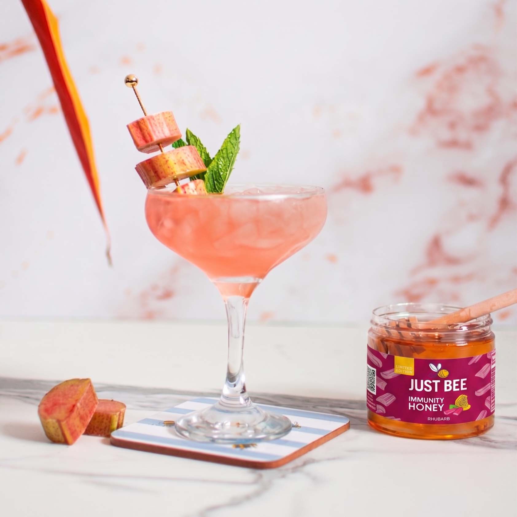 LIMITED EDITION Rhubarb Immunity Honey (260g)