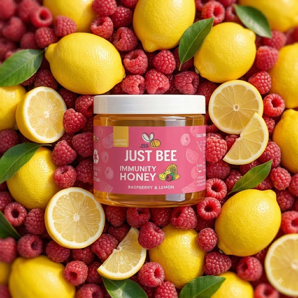 LIMITED EDITION Raspberry & Lemon Immunity Honey Bulkpack (6x260g)