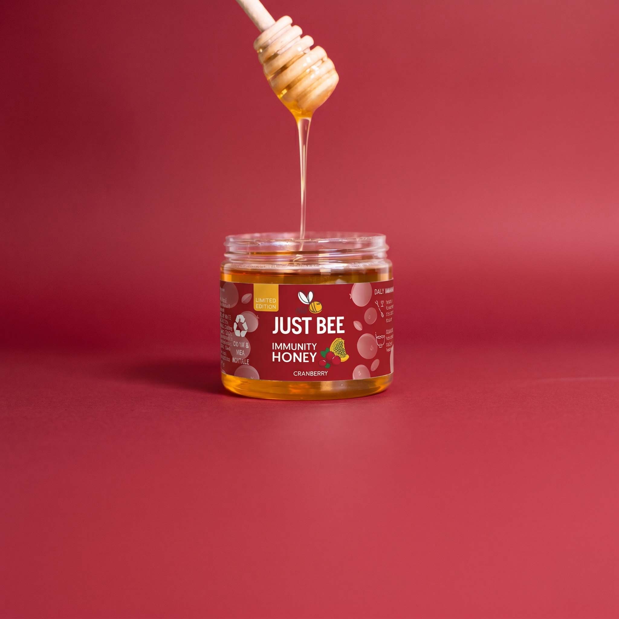 LIMITED EDITION Cranberry Immunity Honey (3x260g)
