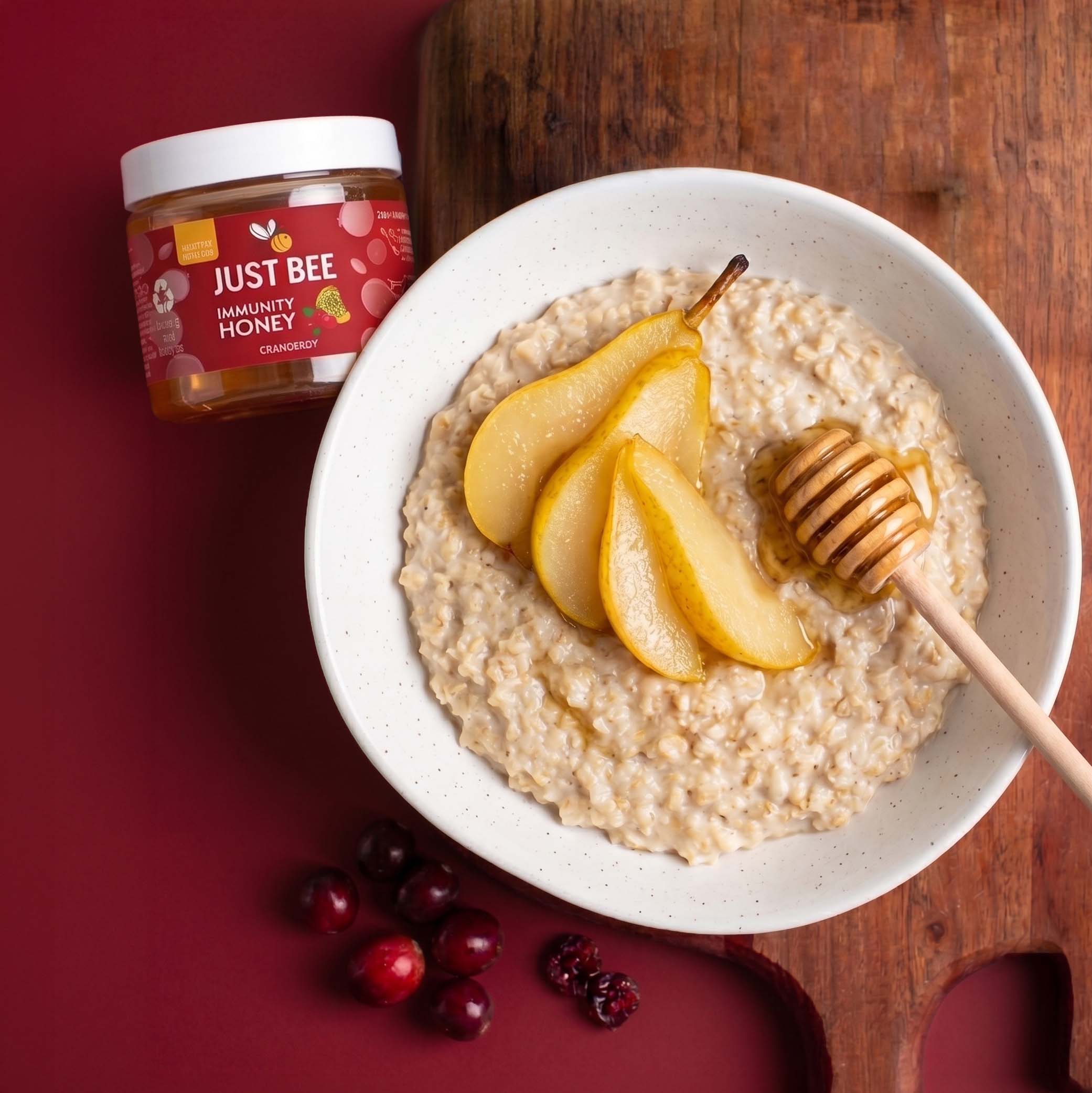 LIMITED EDITION Cranberry Immunity Honey (3x260g)