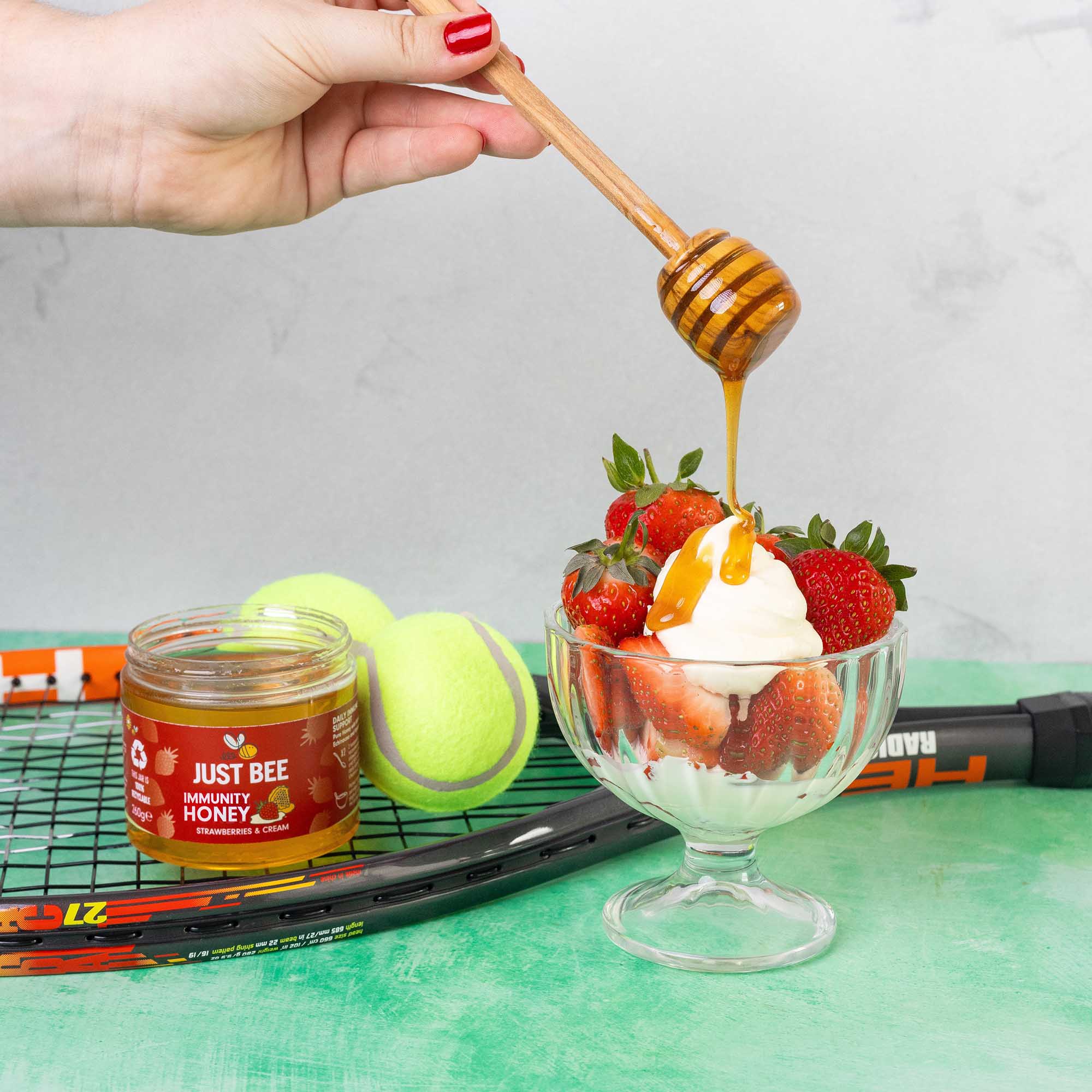 LIMITED EDITION Strawberries & Cream Immunity Honey (260g)
