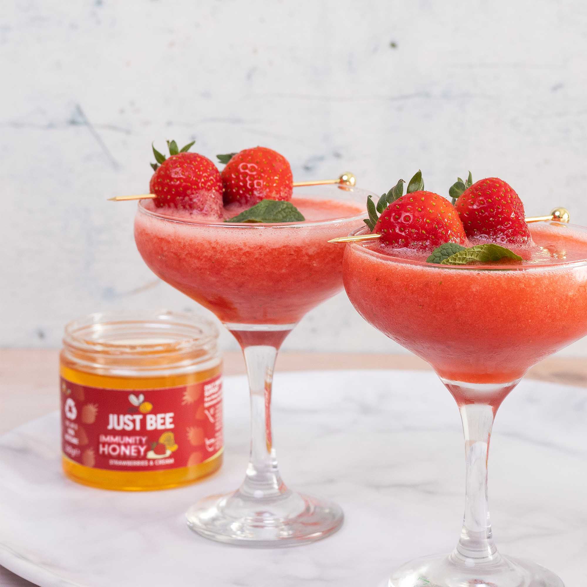 LIMITED EDITION Strawberries & Cream Immunity Honey (260g)