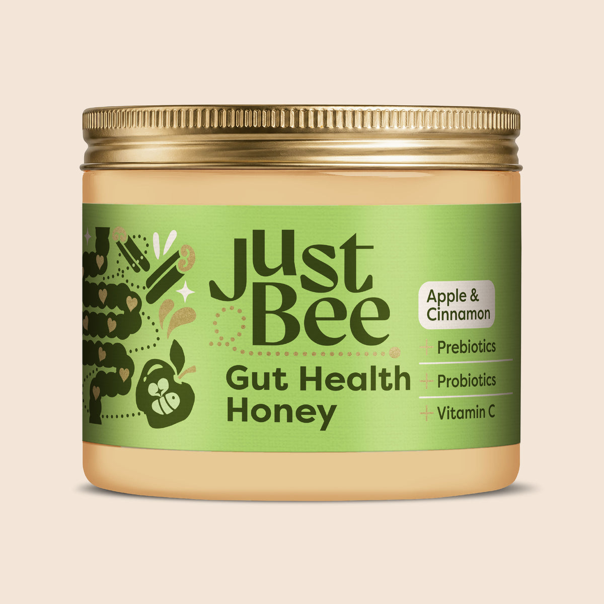 Gut Health Honey with Apple & Cinnamon (260g)