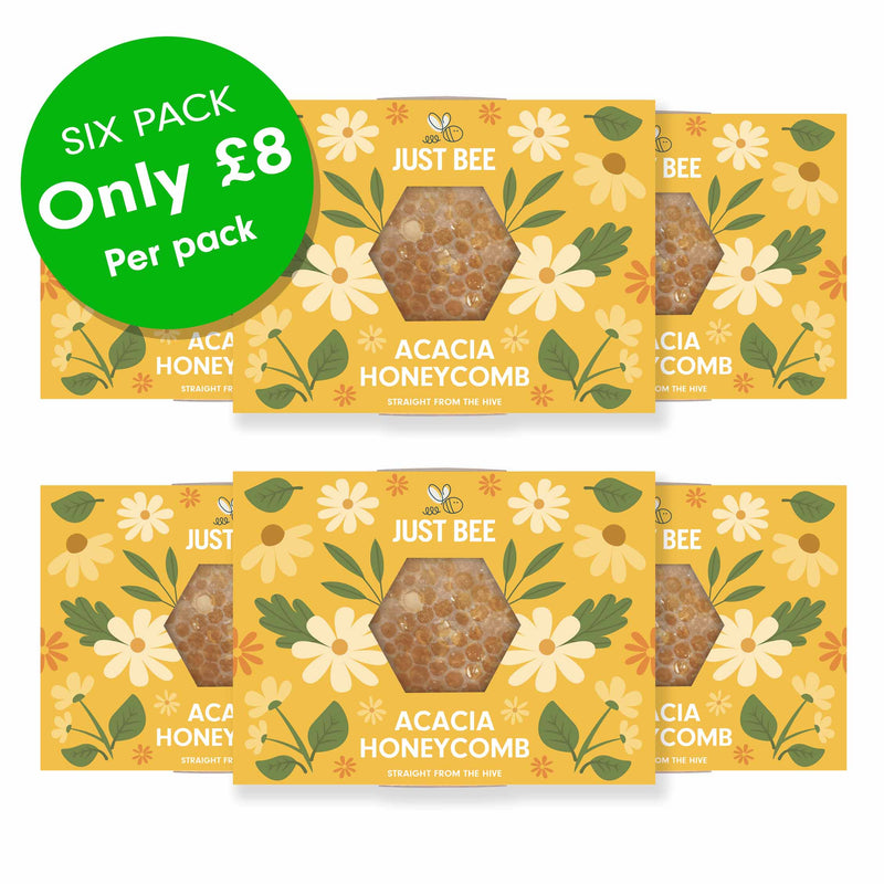 Raw Acacia Honeycomb Bulkpack (6 x 200g)