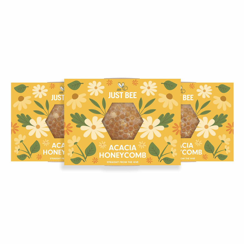 Raw Acacia Honeycomb Multipack (3 x 200g)