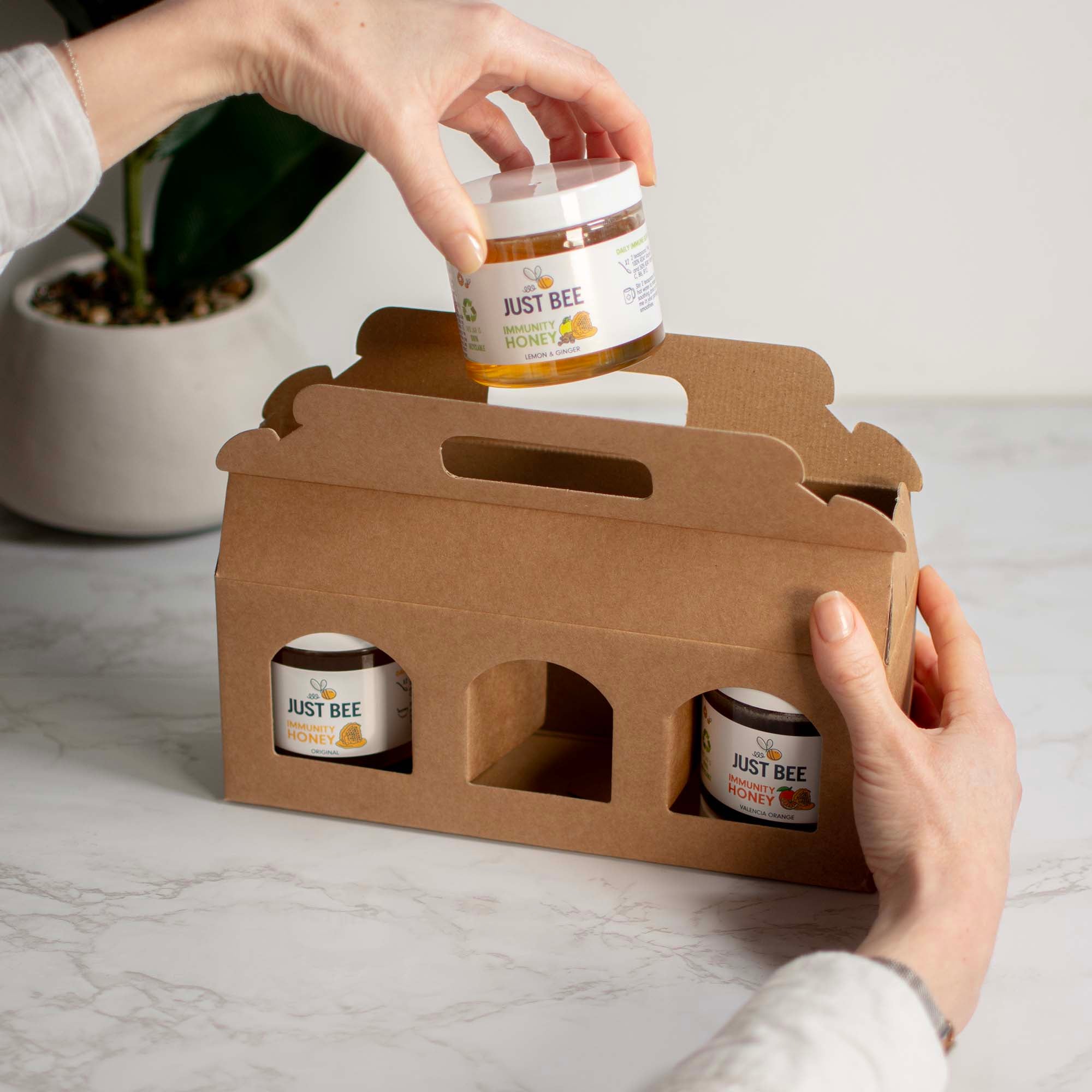 Immunity Honey Trio (Orange, Original, Lemon & Ginger) - Gift Box (3x260g)
