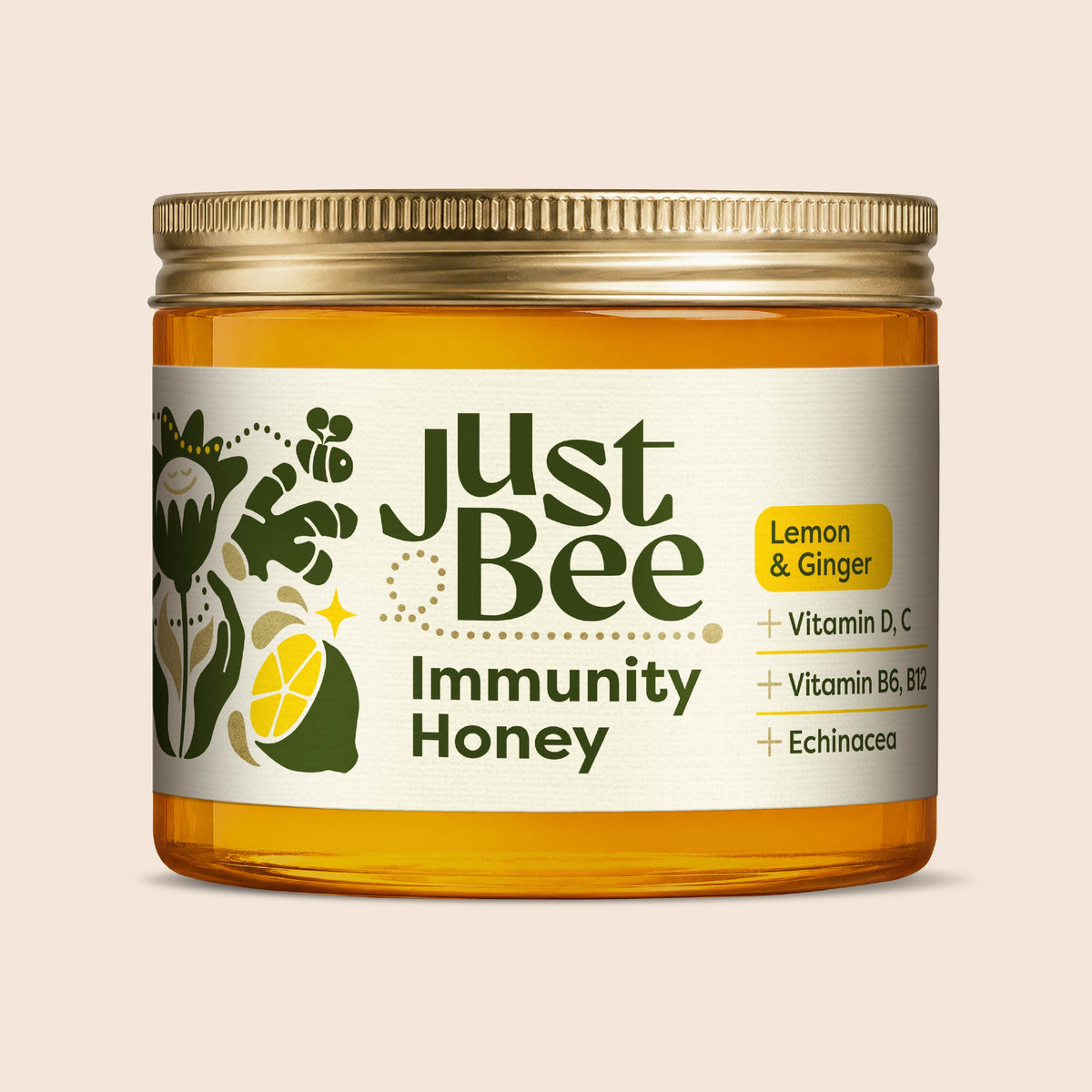 Lemon & Ginger Immunity Honey (260g)