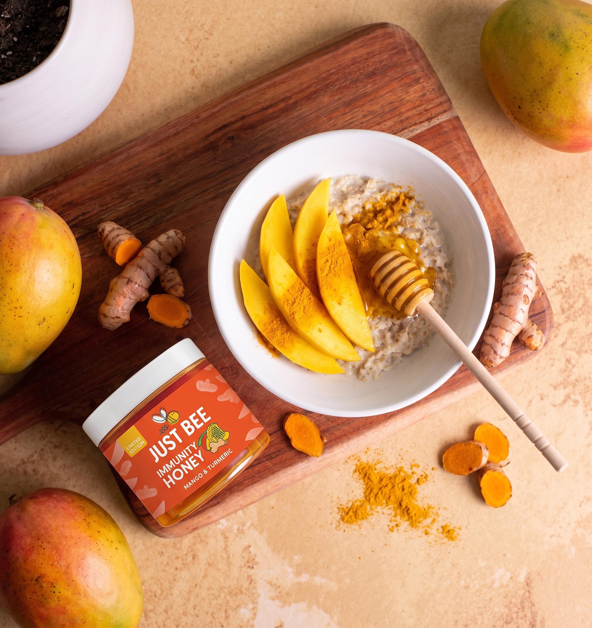 LIMITED EDITION Mango & Turmeric Immunity Honey Multipack (3x260g)