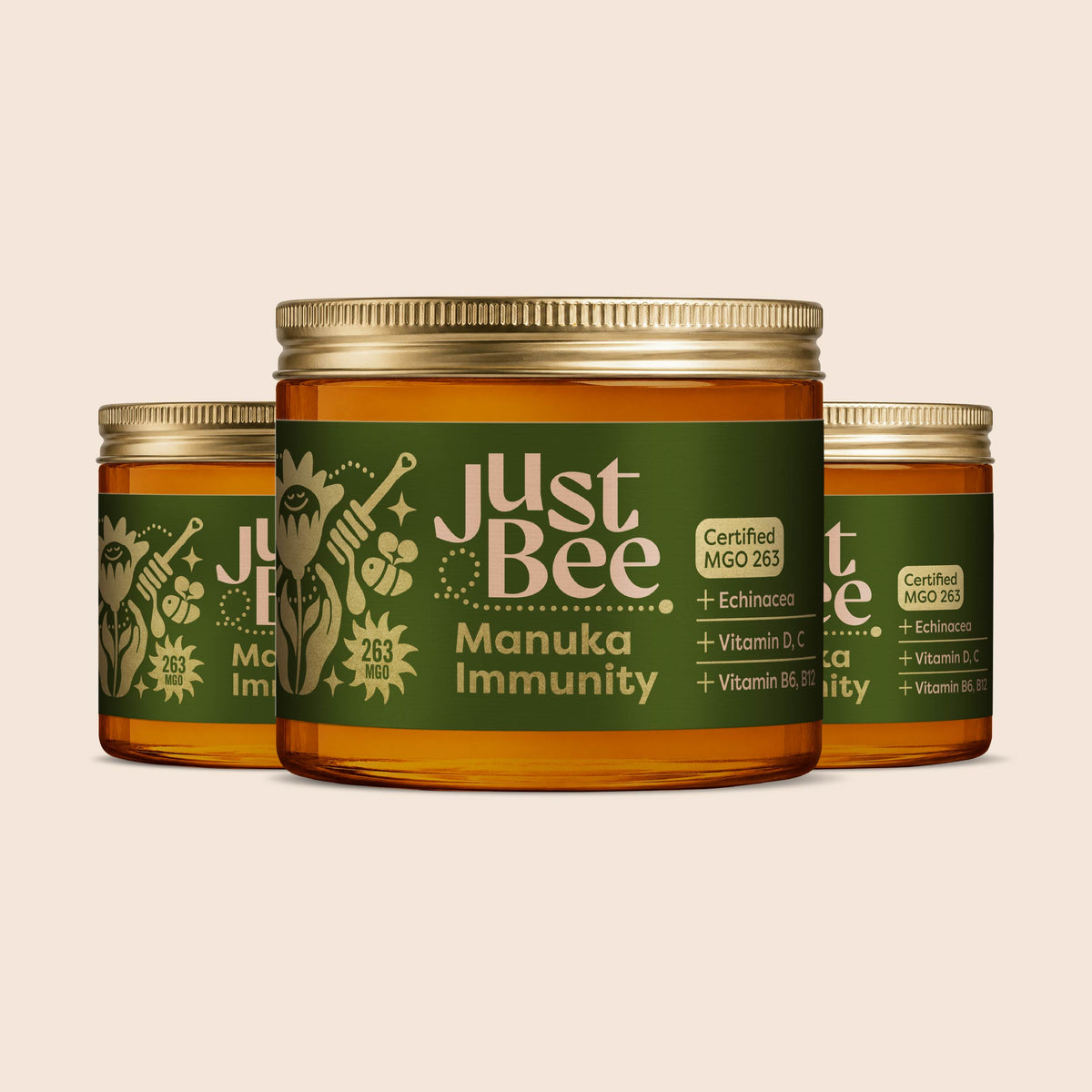 Manuka 263 MGO Immunity Honey (3x260g)