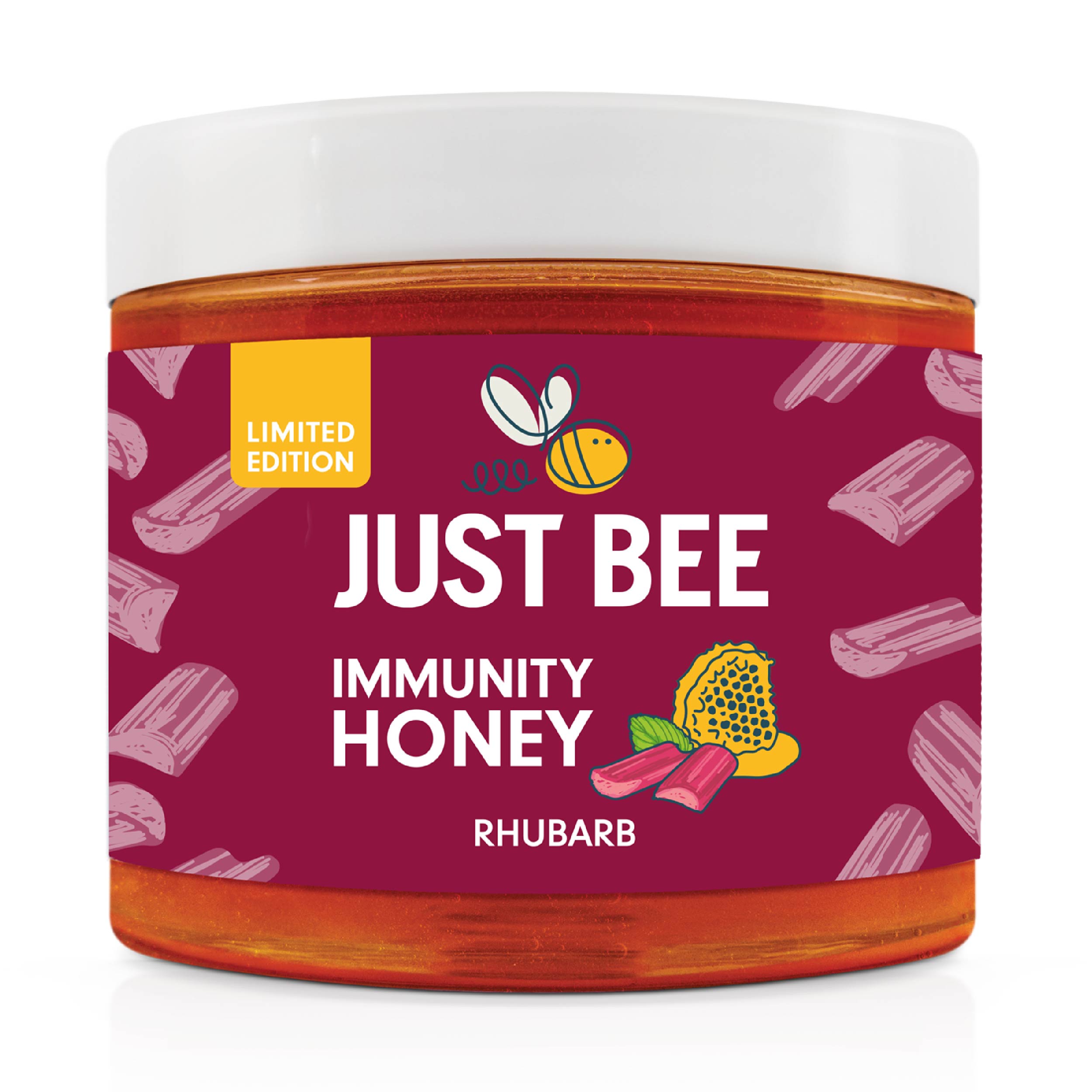 LIMITED EDITION Rhubarb Immunity Honey (260g)