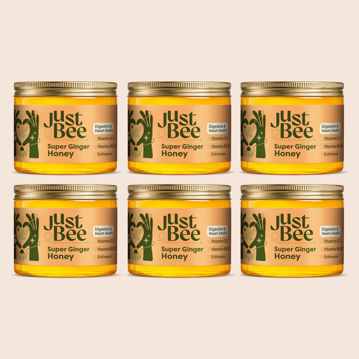 Super Ginger Honey Bulk Pack (6x260g)