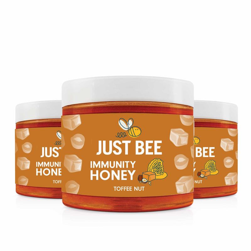LIMITED EDITION Toffee Nut Immunity Honey Multipack (3x260g)
