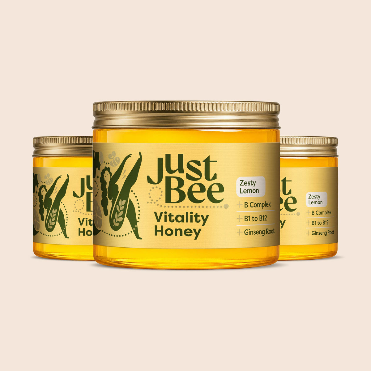 Vitality Honey for Tiredness & Fatigue Multipack (3x260g)