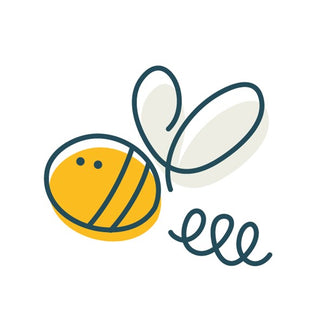 Just Bee Vitamin Honey logo