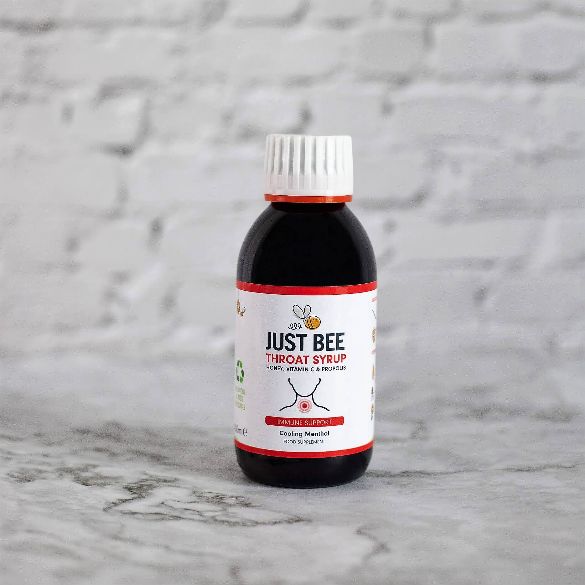 Natural Throat & Cough Syrup (150ml)