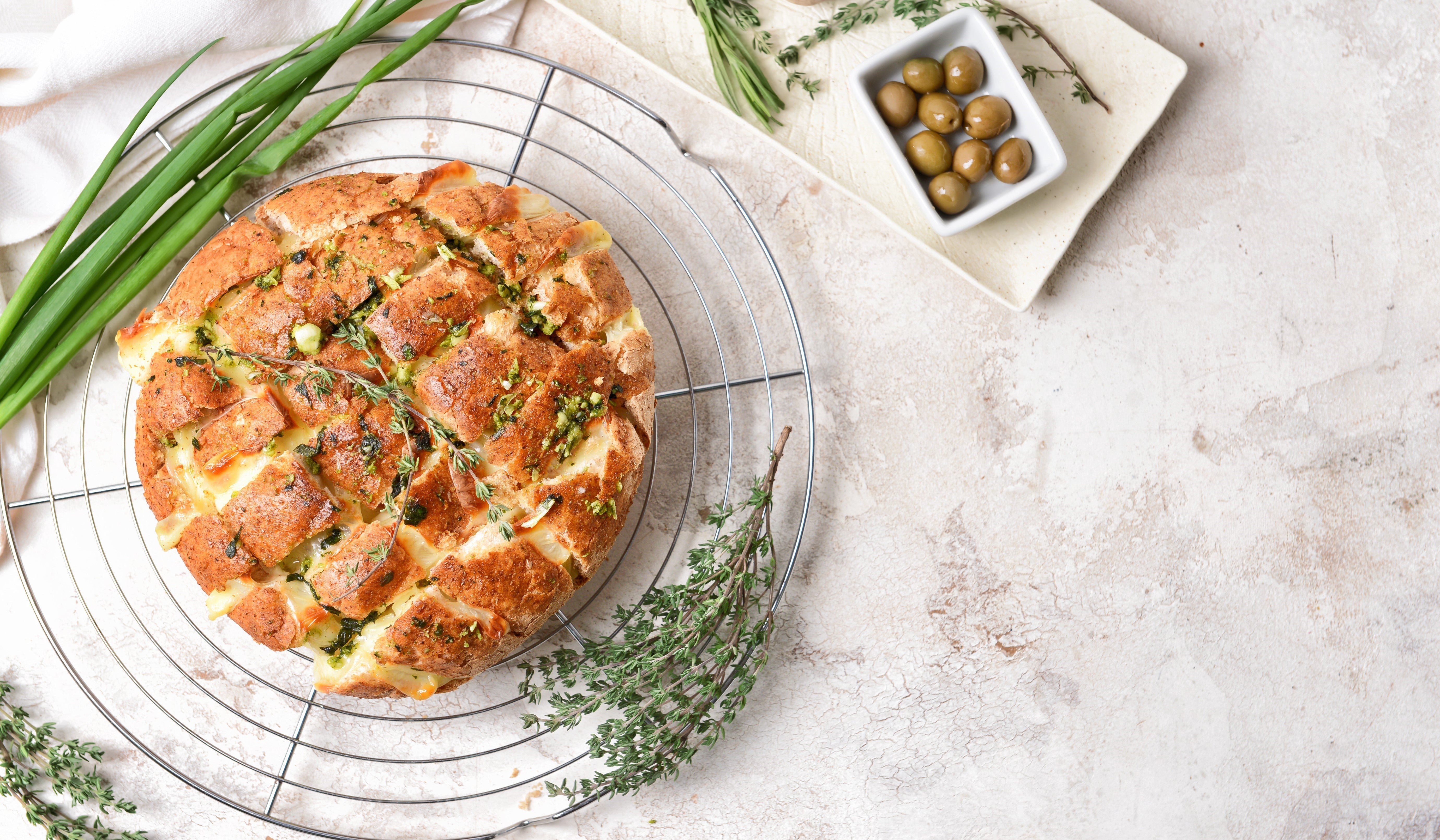 Feta, Thyme and Honey Loaded Loaf