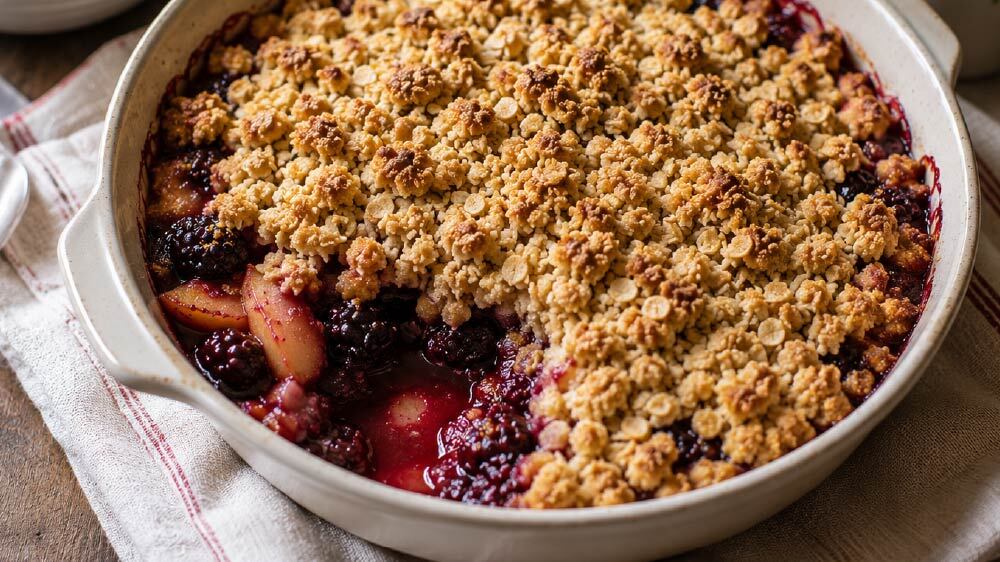 Apple & Blackberry Crumble Recipe