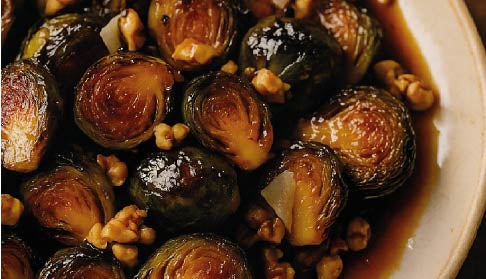 Honey Balsamic Brussels Sprouts Recipe