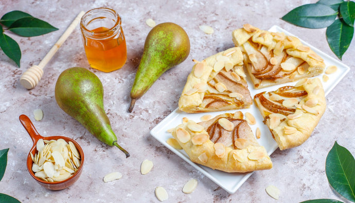 Pear, Honey and Almond Tart