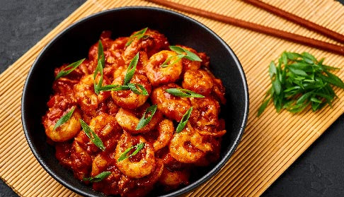 Sweet Chilli Honey Prawns