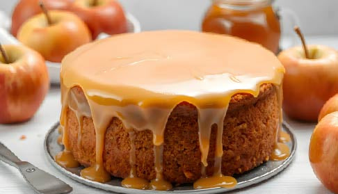 Gluten Free Toffee Apple Honey Cake