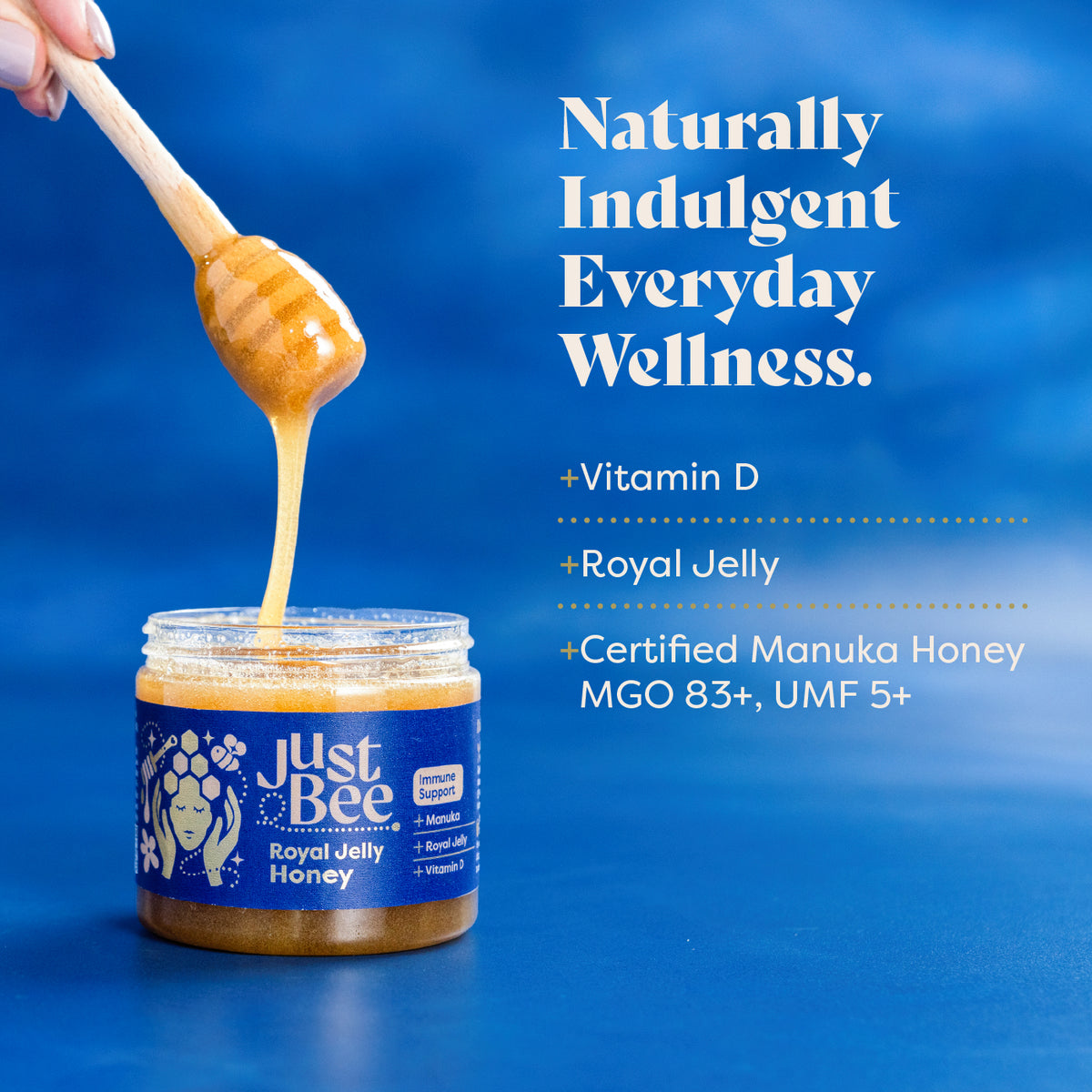 Royal Honey Multipack - with Royal Jelly, Manuka & Vitamin D (3x260g)