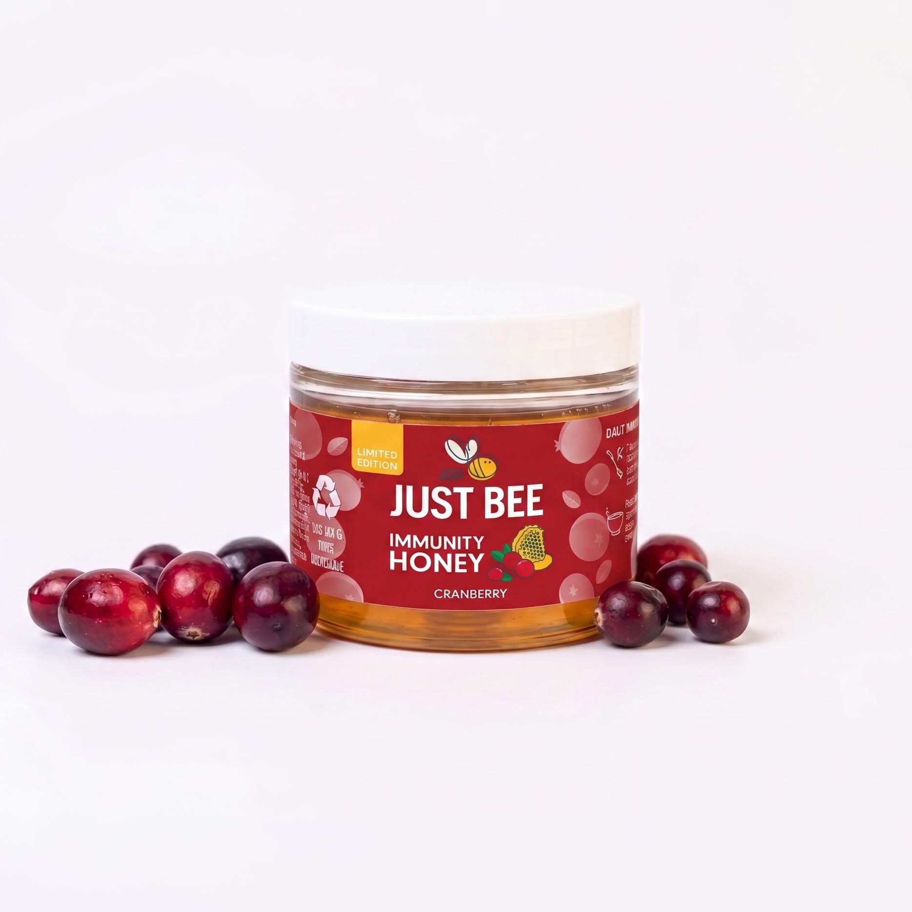 LIMITED EDITION Cranberry Immunity Honey (3x260g)