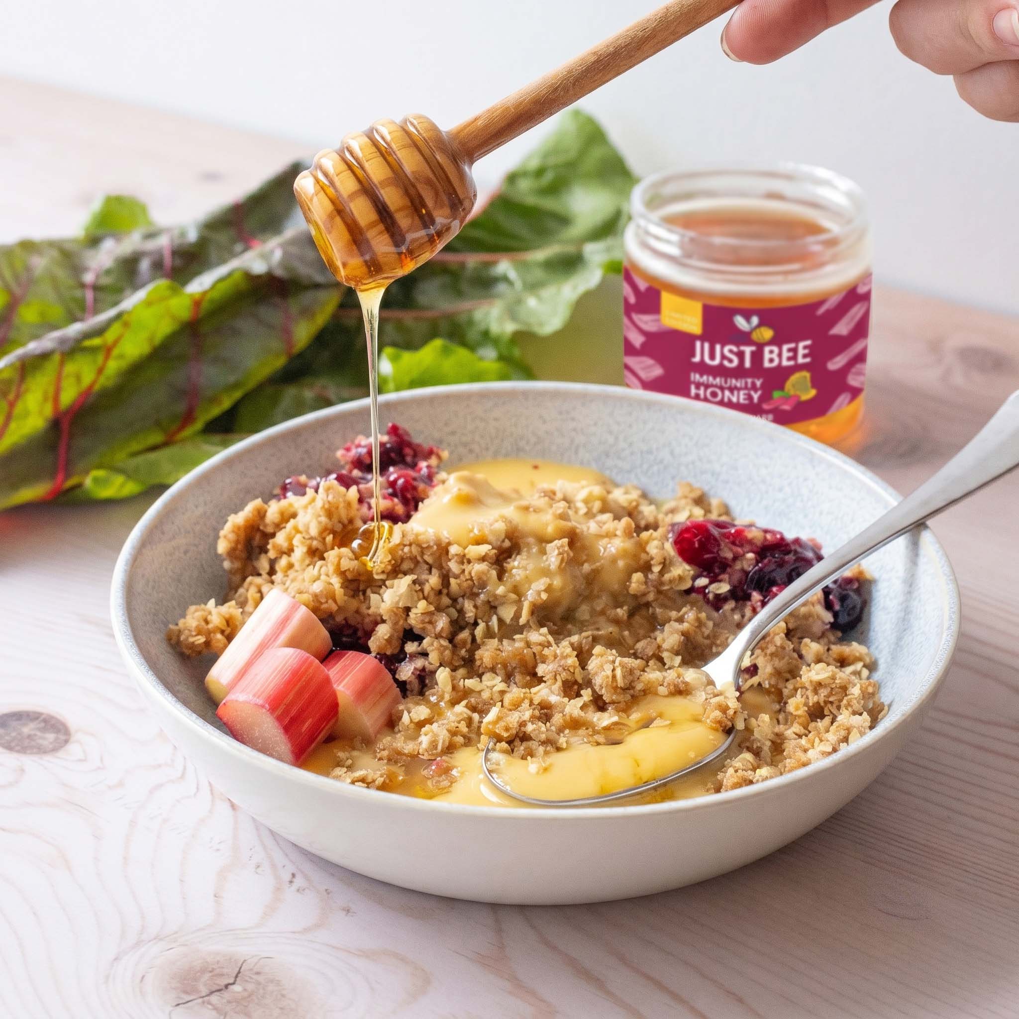 LIMITED EDITION Rhubarb Immunity Honey (260g)