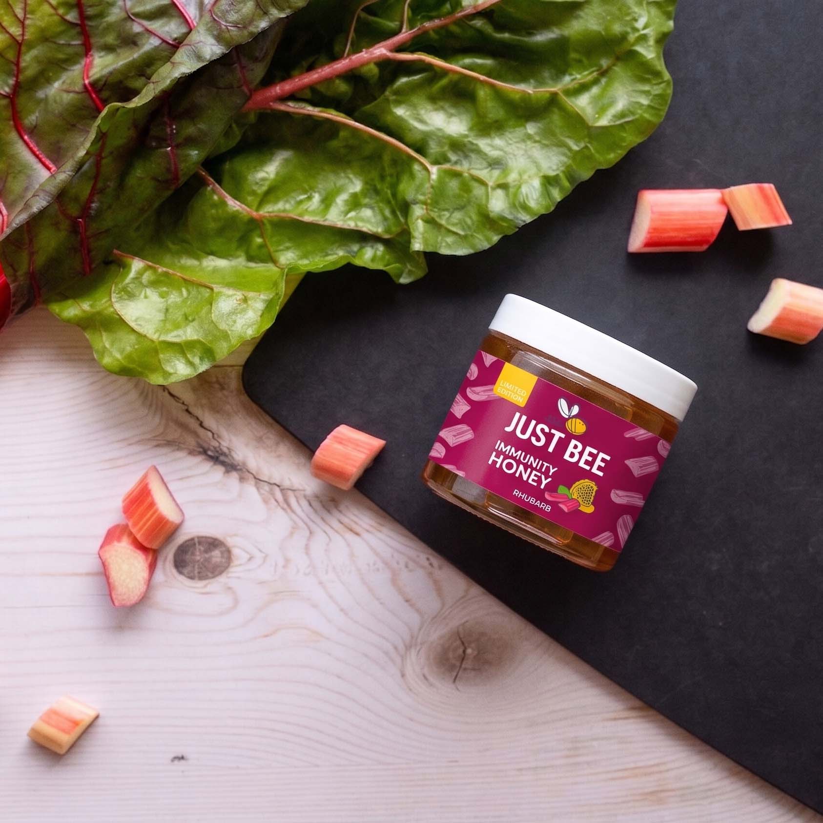 LIMITED EDITION Rhubarb Immunity Honey (260g)