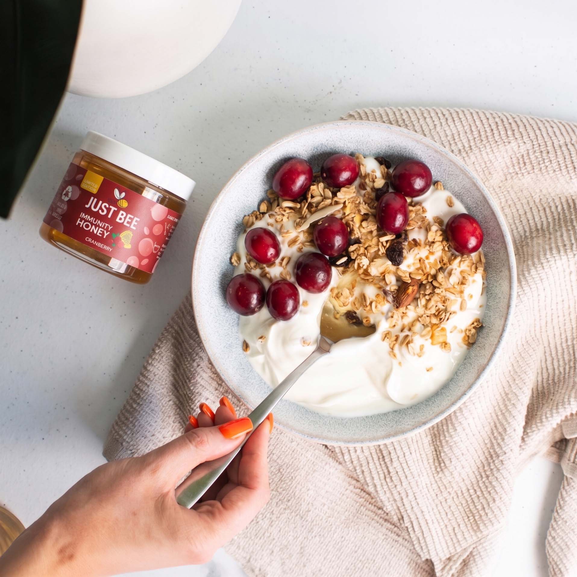 LIMITED EDITION Cranberry Immunity Honey (3x260g)