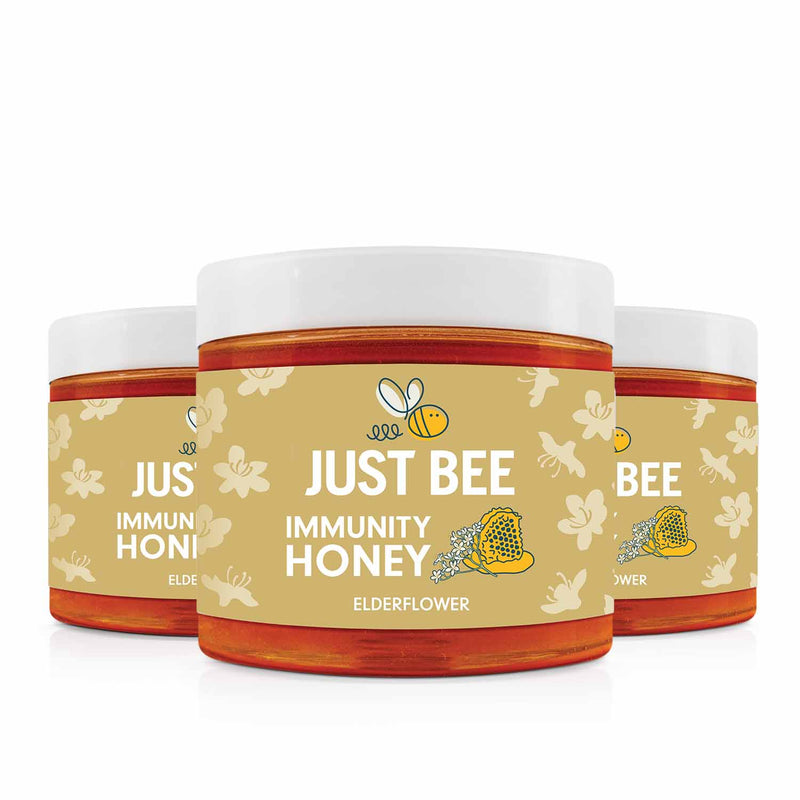 LIMITED EDITION Elderflower Immunity Honey (3x260g)