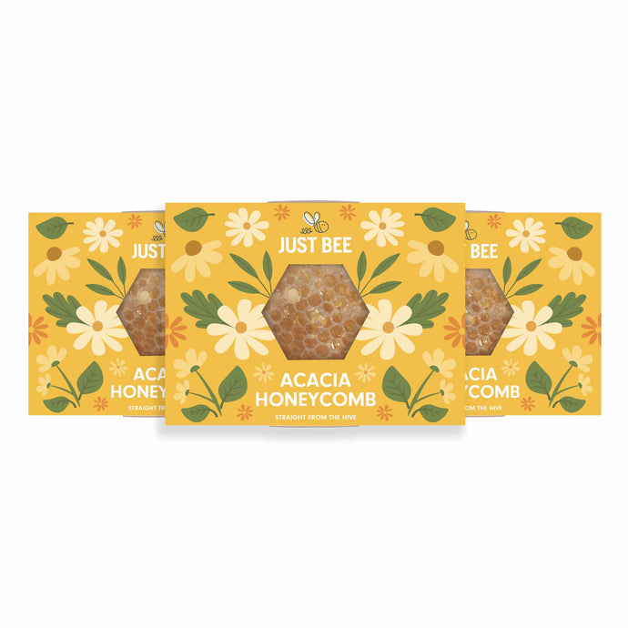 Raw Acacia Honeycomb Multipack (3 x 200g)