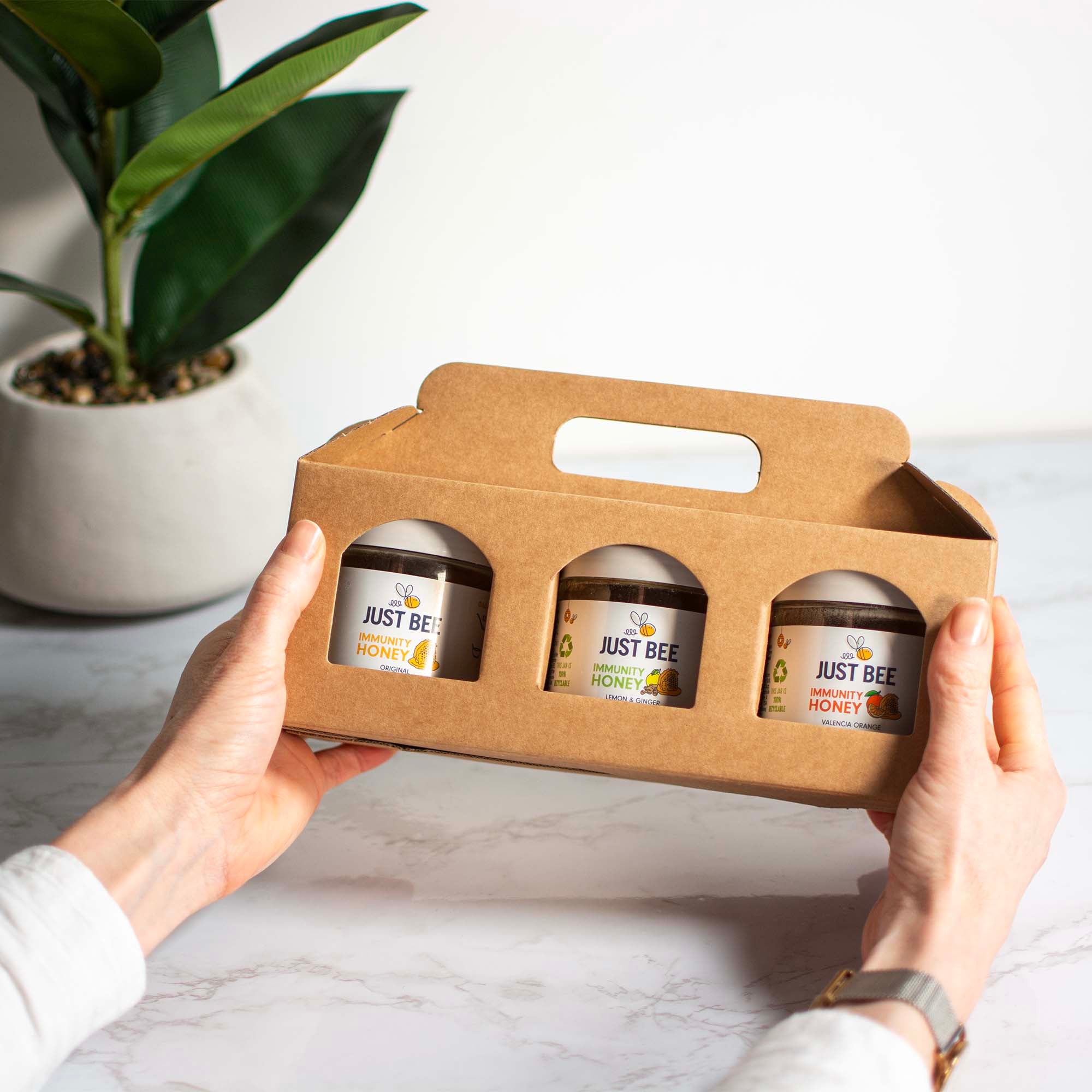 Immunity Honey Trio (Orange, Original, Lemon & Ginger) - Gift Box (3x260g)