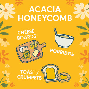 Raw Acacia Honeycomb Multipack (3 x 200g)