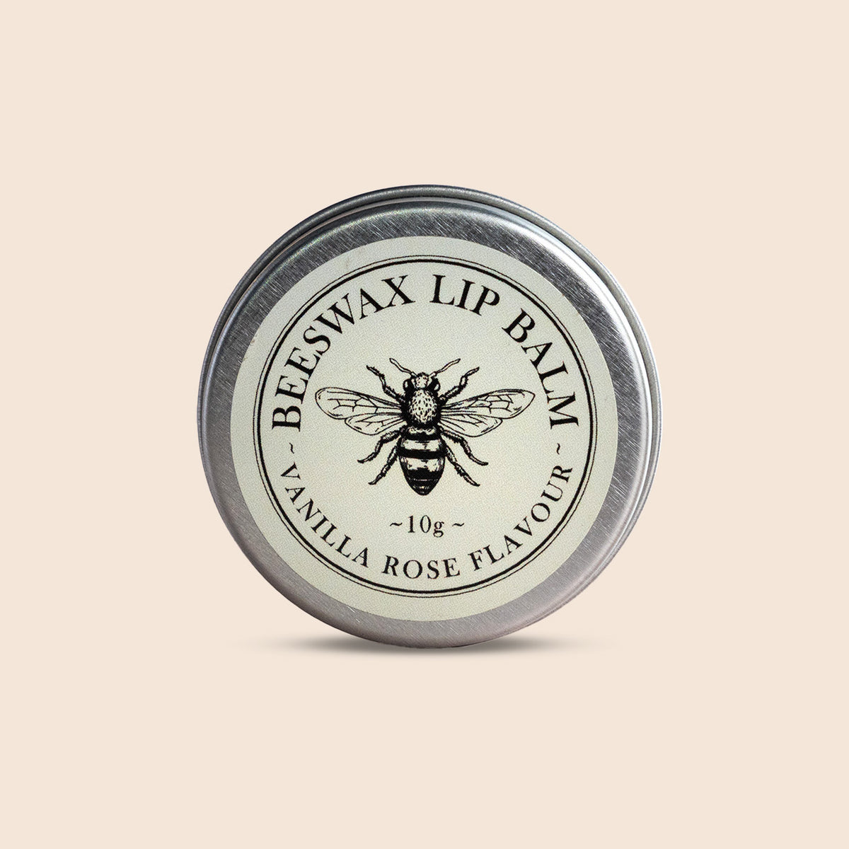 Beeswax Natural Lip Balm - Vanilla & Rose (10g)