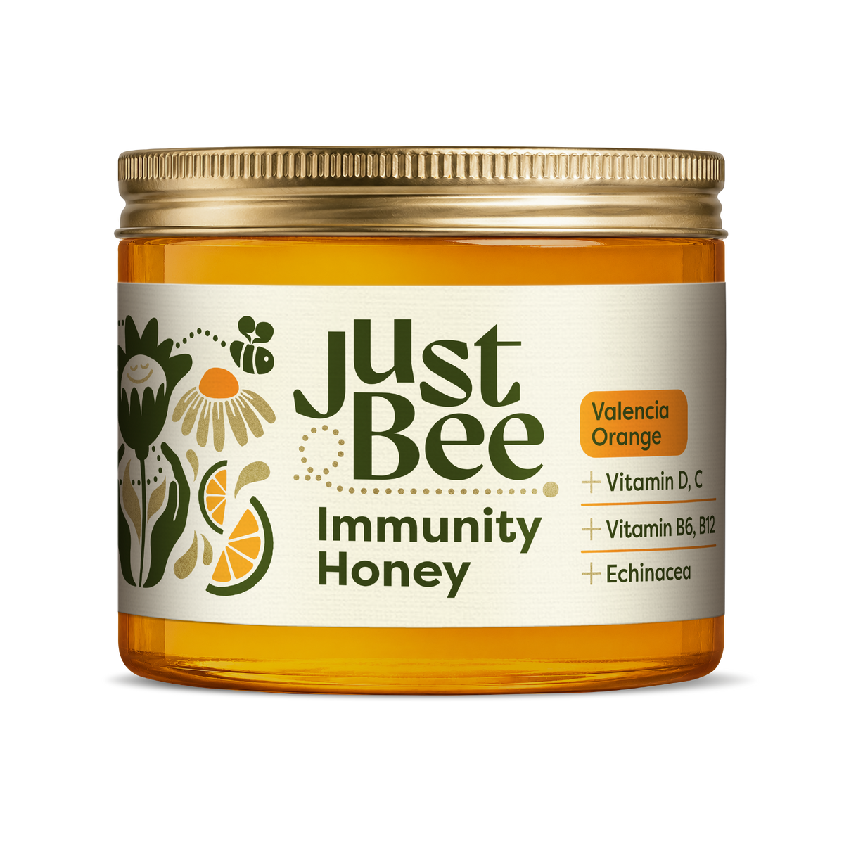 Mixed Immunity Honey Pack (2 Original & 2 Lemon & Ginger & 2 Orange)