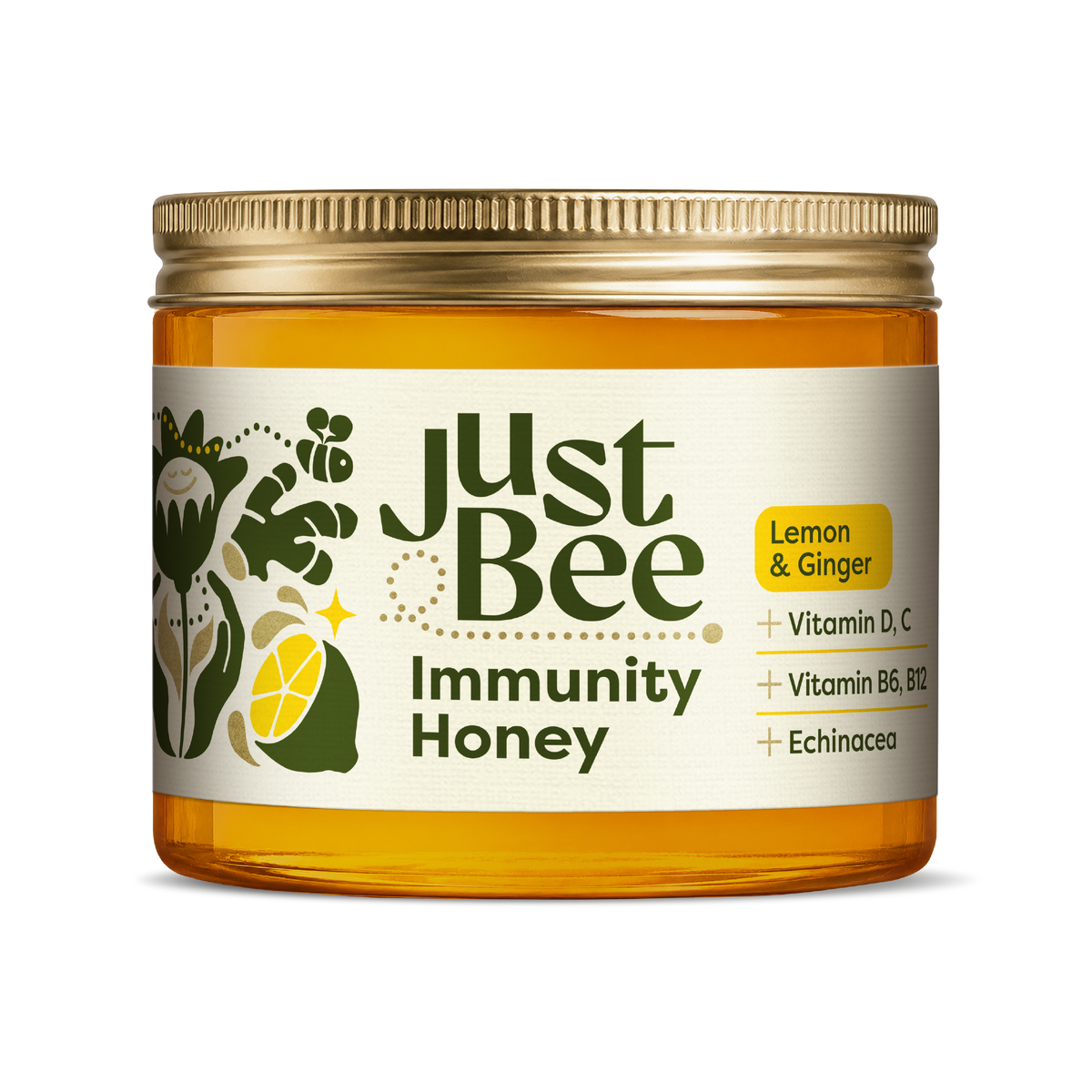 Mixed Immunity Honey Pack (2 Original & 2 Lemon & Ginger & 2 Orange)