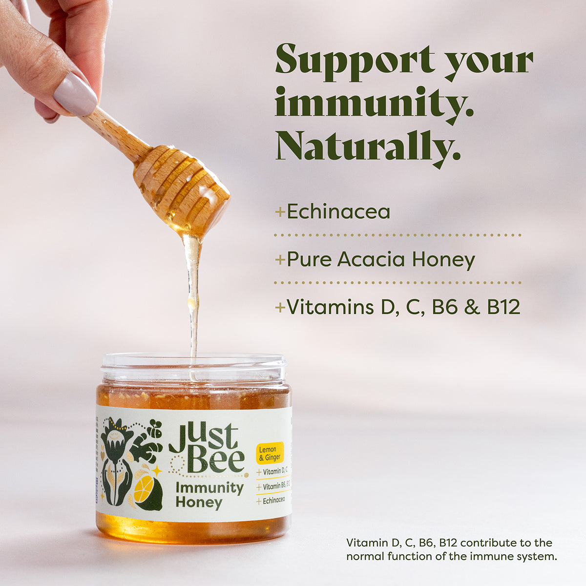 Lemon & Ginger Immunity Honey Multipack (3 x 260g)