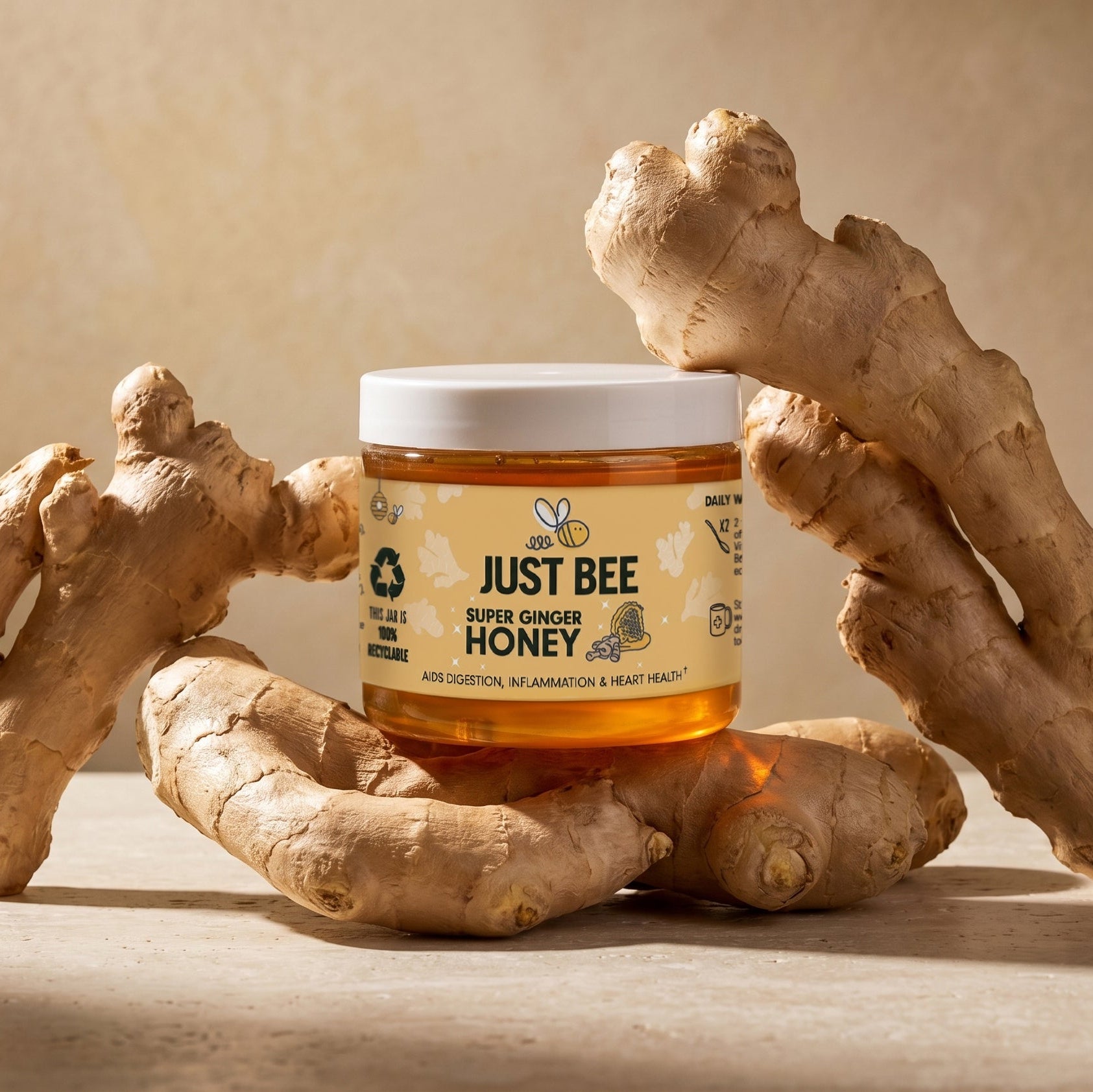 Super Ginger Honey | Digestion, Inflammation, Heart Health