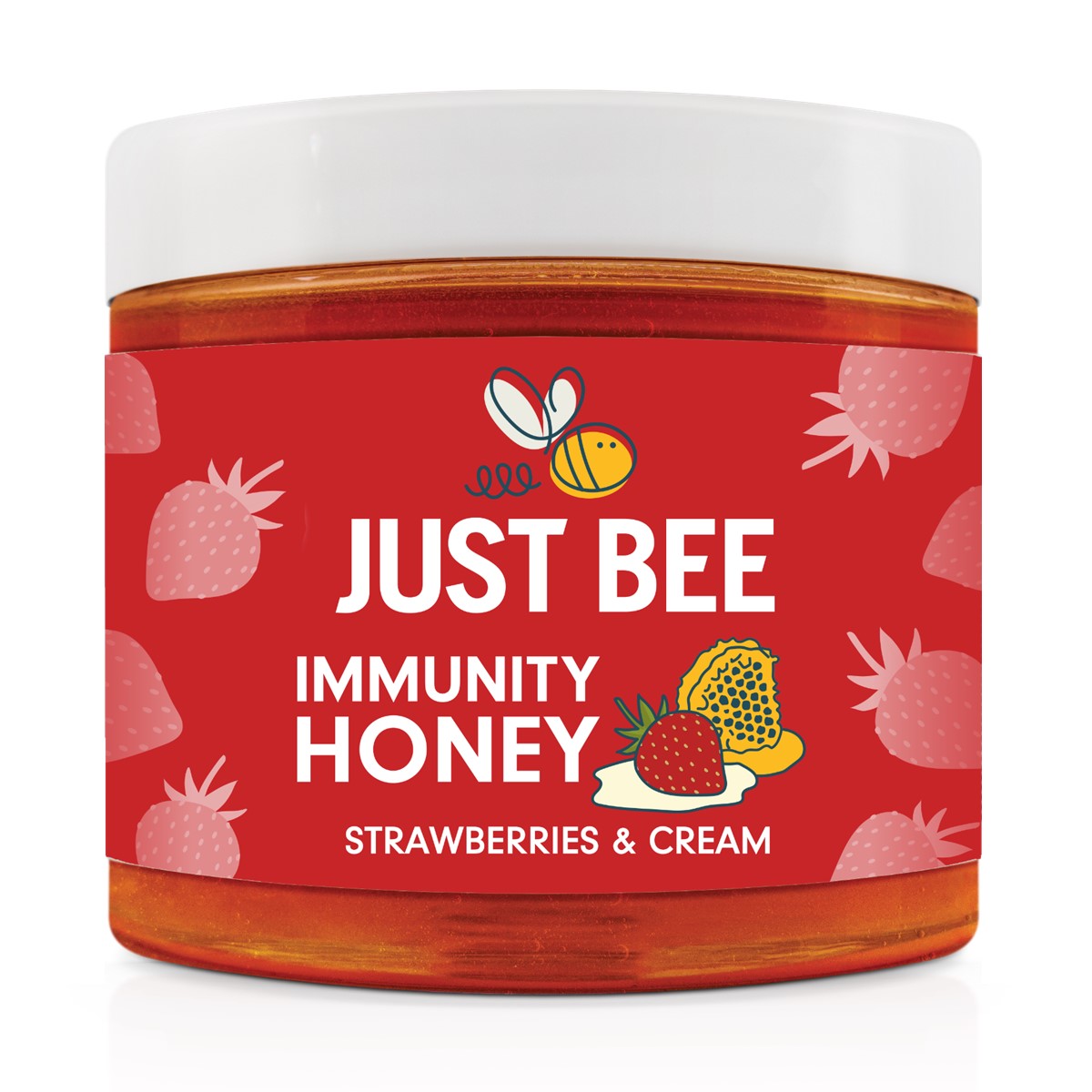 LIMITED EDITION Strawberries & Cream Immunity Honey (260g)