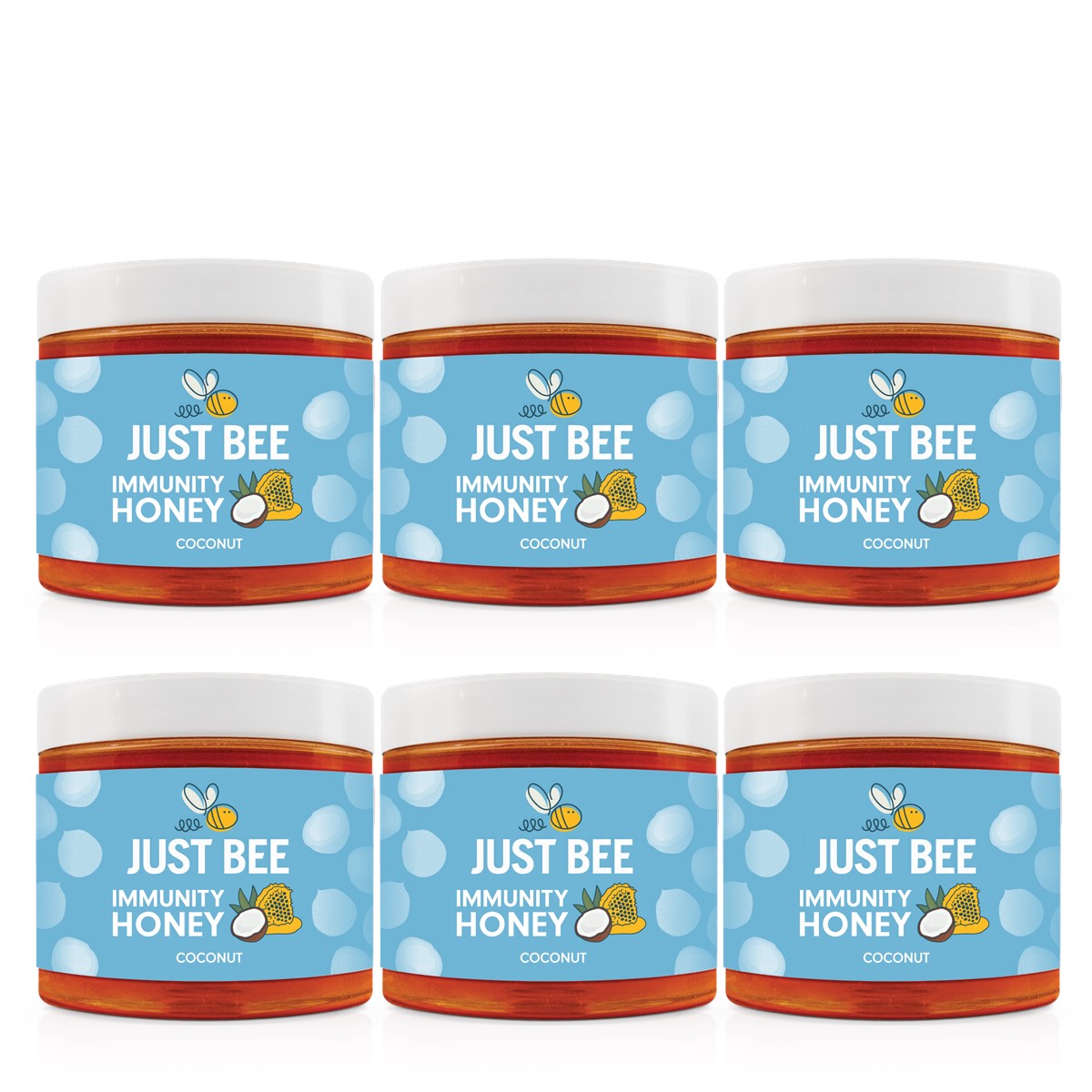 LIMITED EDITION Coconut Immunity Honey Bulkpack (6x260g)