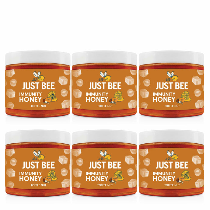LIMITED EDITION Toffee Nut Immunity Honey Bulkpack (6x260g)