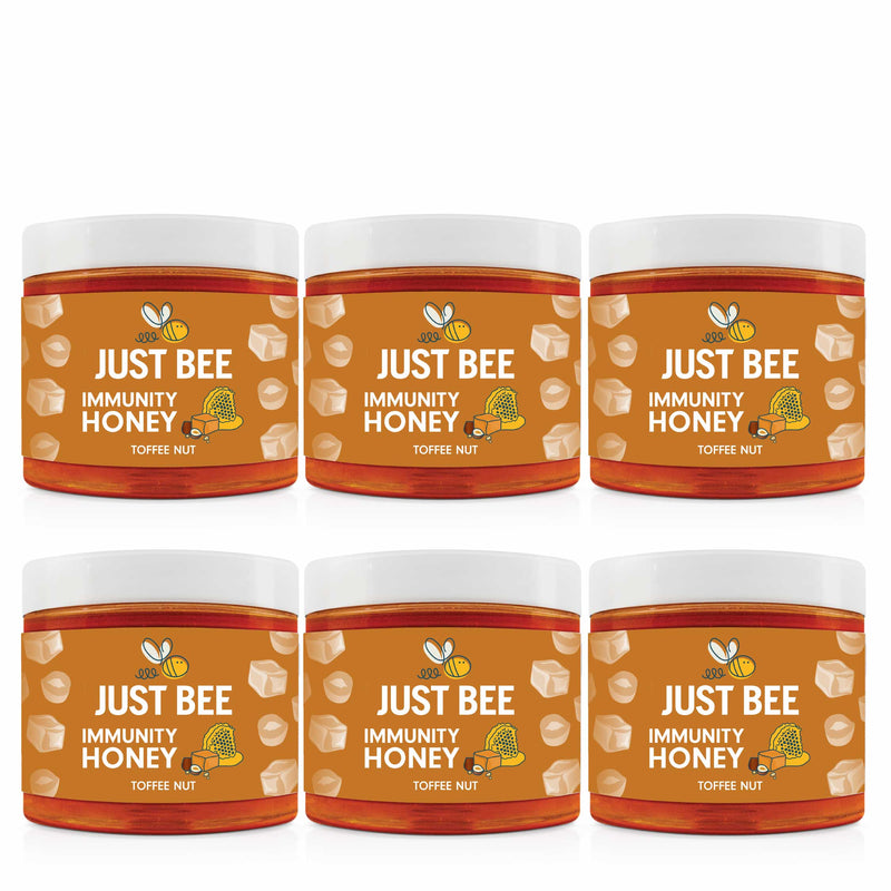 LIMITED EDITION Toffee Nut Immunity Honey Bulkpack (6x260g)