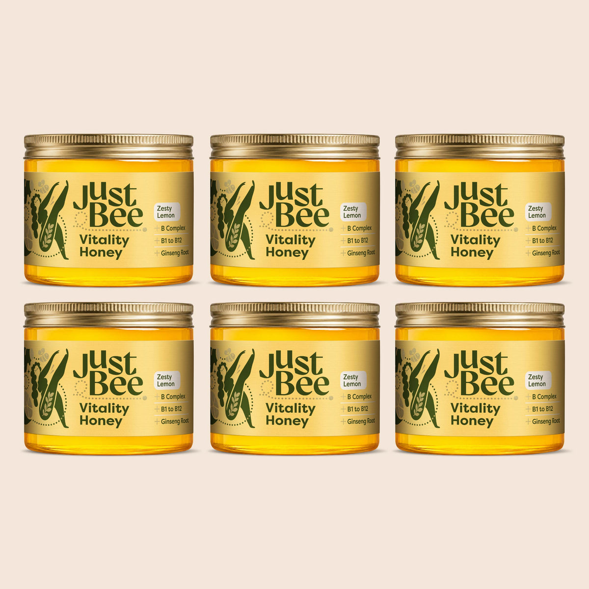 Vitality Honey for Tiredness & Fatigue Bulkpack (6x260g)