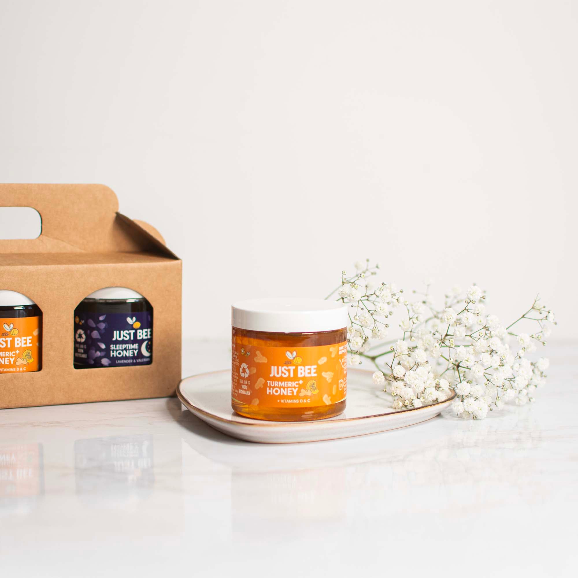 Wellness Honey Trio (Turmeric+, Vitality, Sleeptime) - Gift Box (3x260g)
