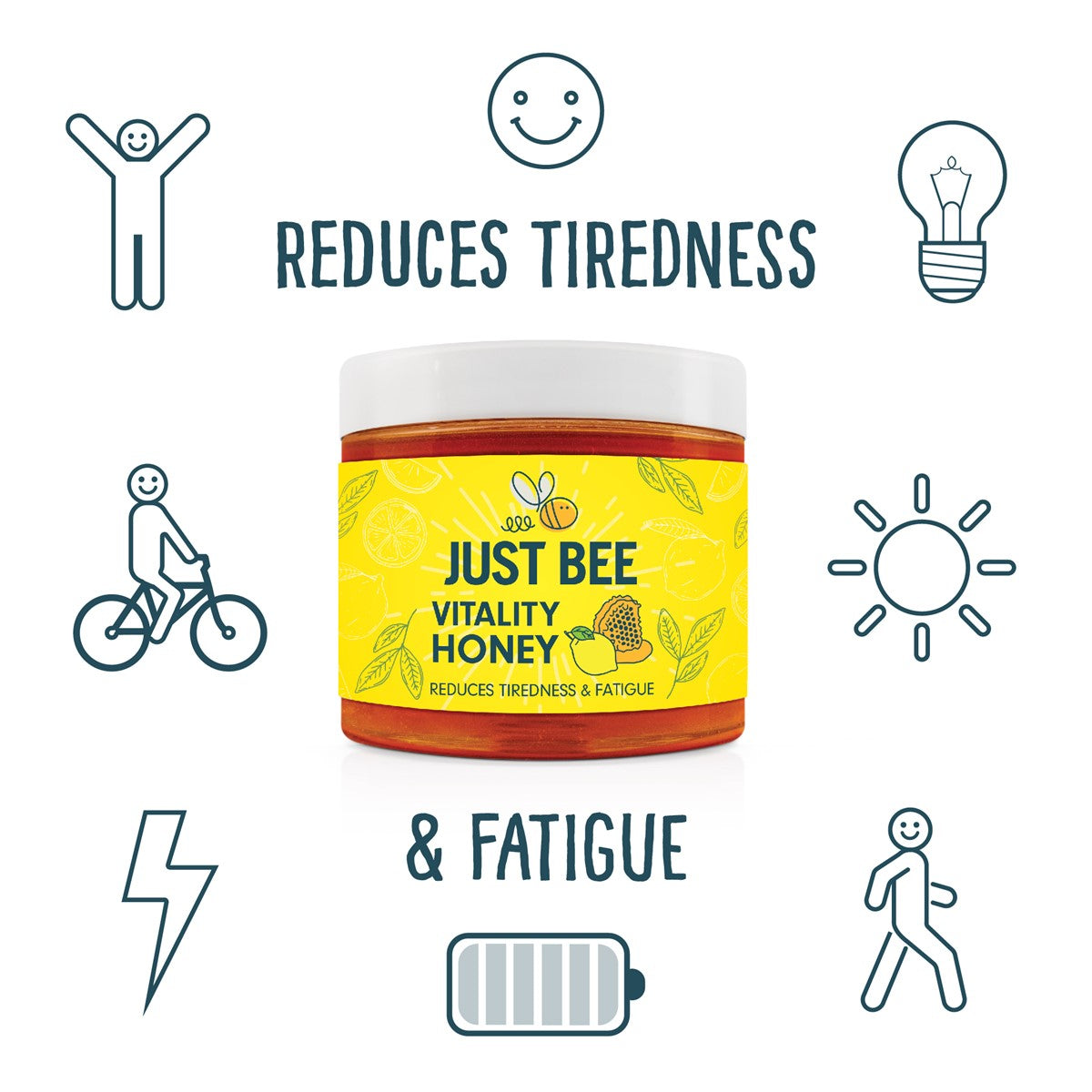 Vitality Honey for Tiredness & Fatigue (260g)