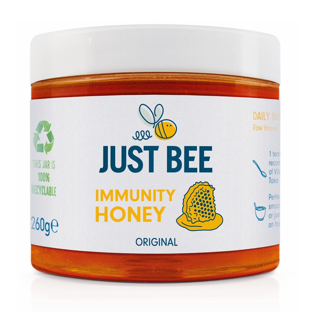 Mixed Immunity Honey Pack (2 Original & 2 Lemon & Ginger & 2 Orange)