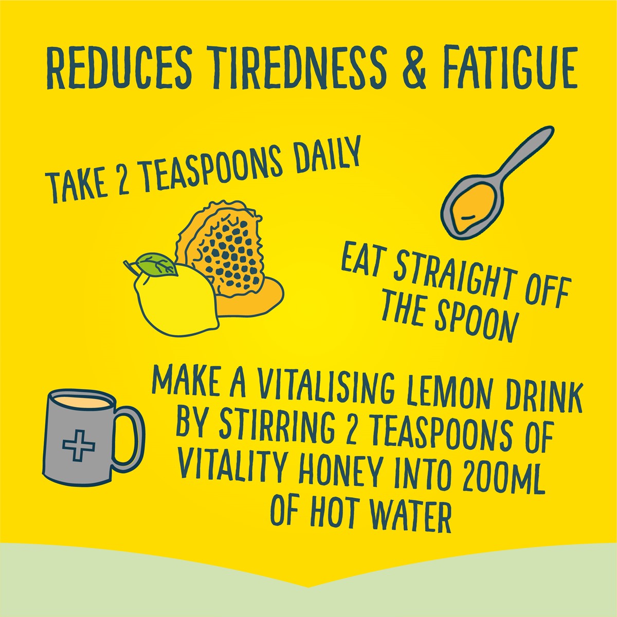 Vitality Honey for Tiredness & Fatigue Multipack (3x260g)