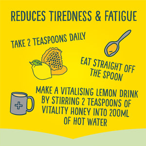 Vitality Honey for Tiredness & Fatigue (260g)